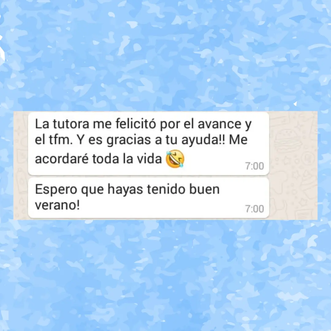 Testimonios de estudiantes