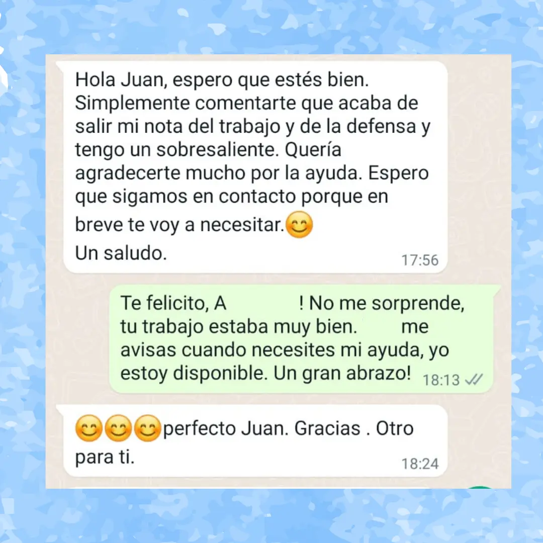 Testimonios de estudiantes