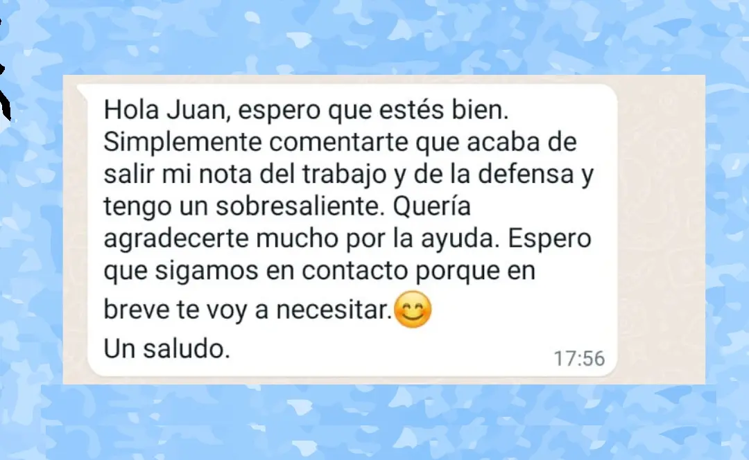 Testimonios de estudiantes